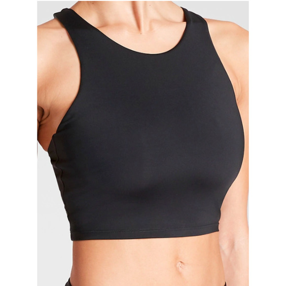 Athleta Other - Athleta black Conscious Crop top swim bra tankini